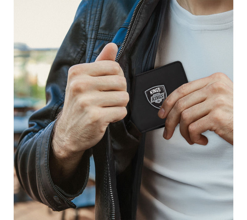 Littlearth NHL Black Shield Wallet — View 5