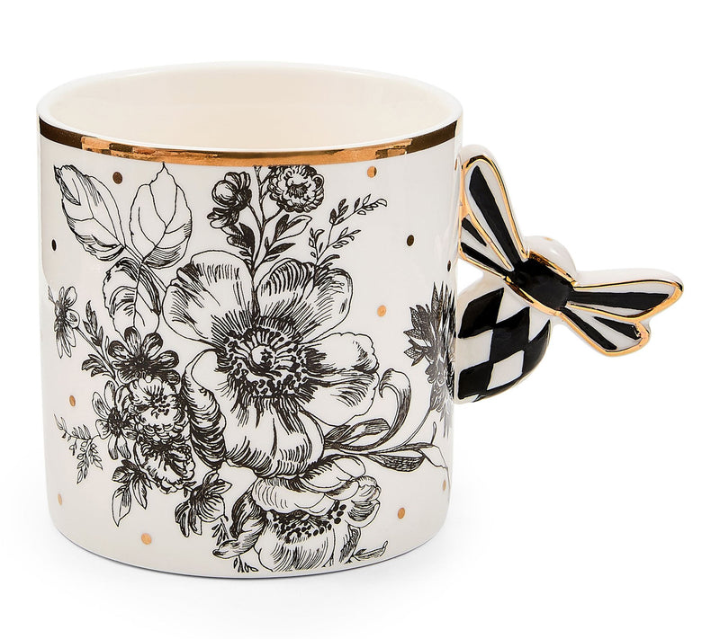 MacKenzie-Childs Bee Toile Mug & Saucer Set — View 2