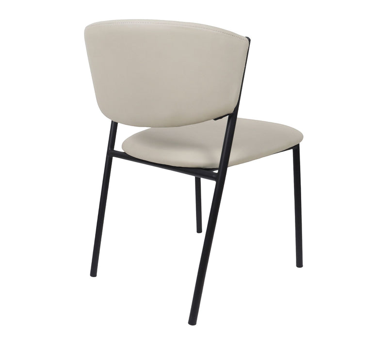 Manhattan Comfort Drift Vegan Leather Side Chair - Set of 4 — View 8