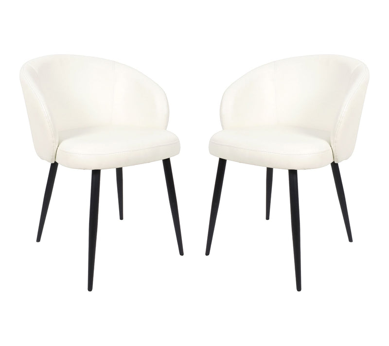 Manhattan Comfort Looma Vegan Leather Side Chair - Set of 2 — View 13