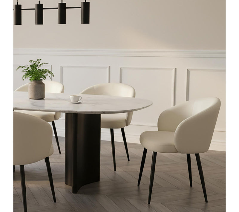 Manhattan Comfort Looma Vegan Leather Side Chair - Set of 2 — View 2
