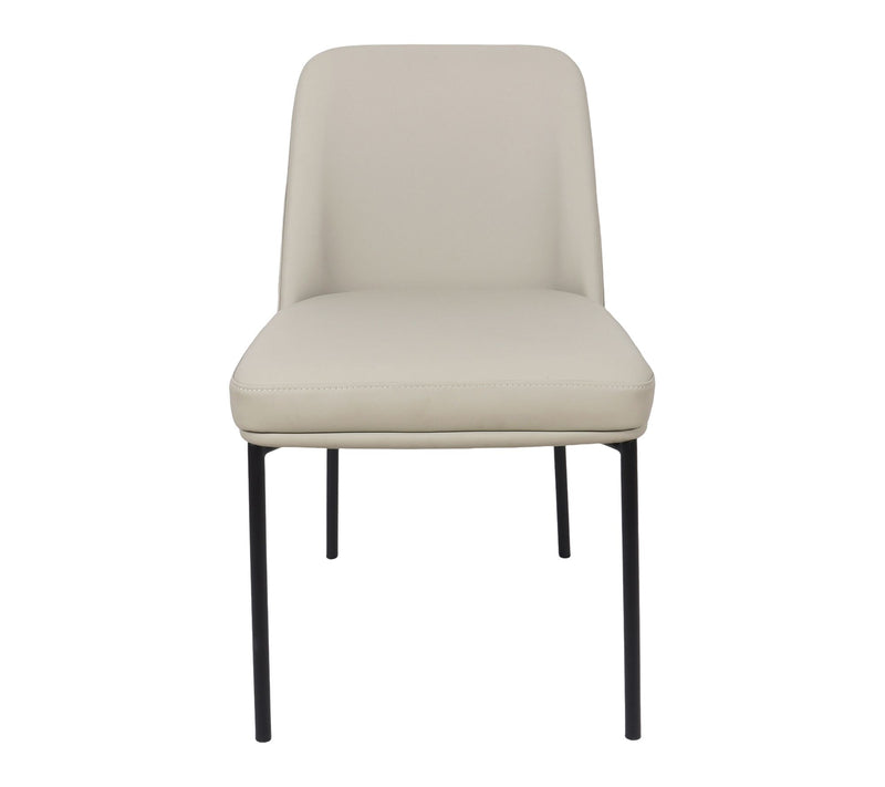 Manhattan Comfort Loft Metal Vegan Leather SideChair-Set of 2 — View 6