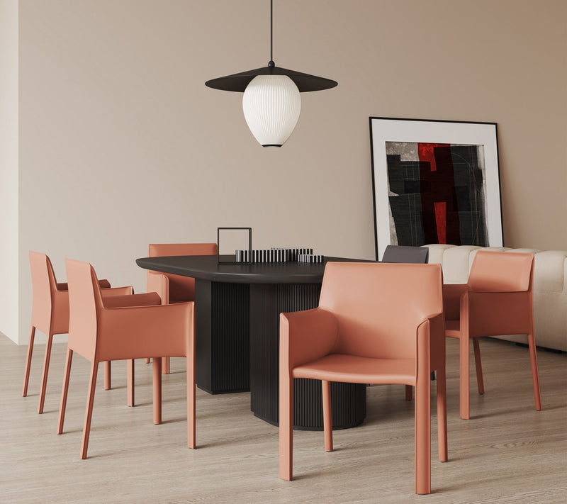 Manhattan Comfort Vogue Vegan Leather Dining Chair - Set of 2 — View 2