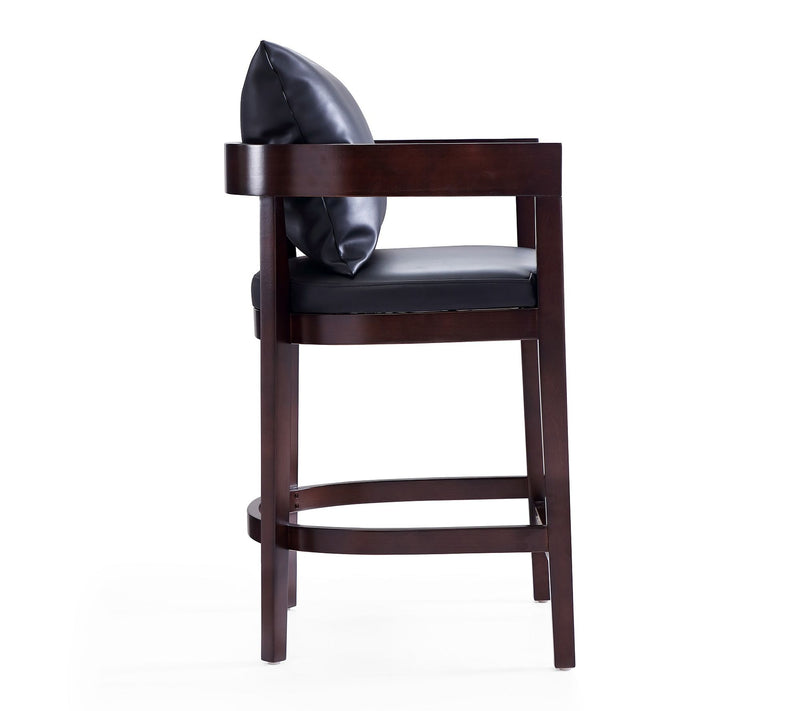 Manhattan Comfort Ritz Wood Upholstered CounterStool-Set of 3 — View 6