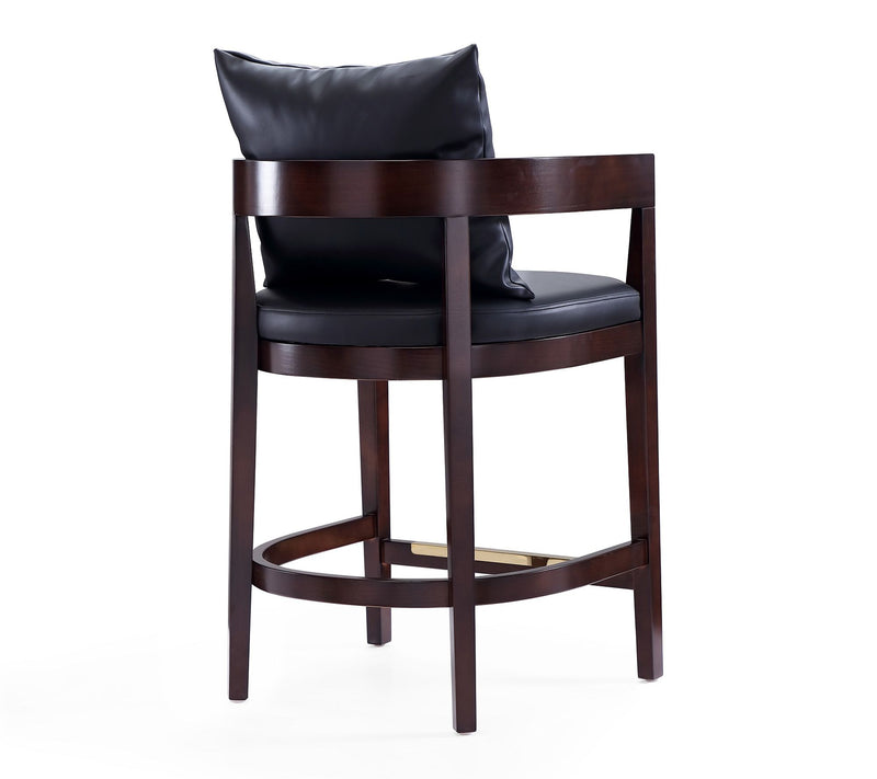 Manhattan Comfort Ritz Wood Upholstered CounterStool-Set of 3 — View 7