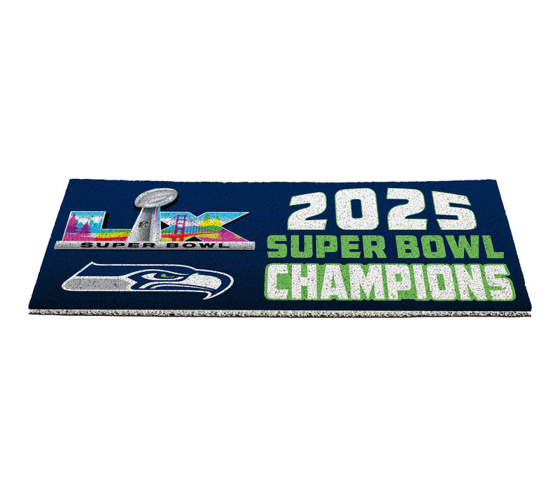 Evergreen Seattle Seahawks Superbowl 60 Color Turf Doormat — View 3