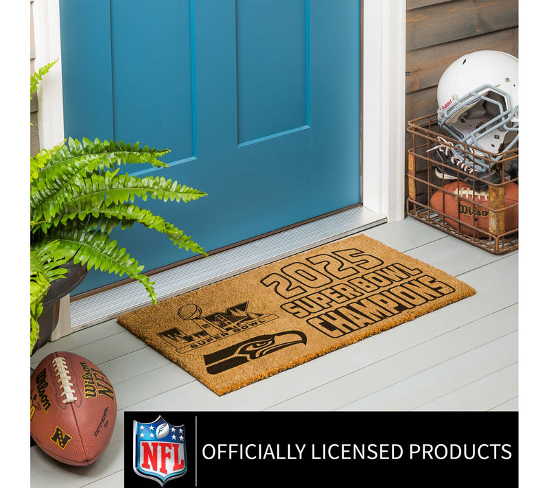 Evergreen Seatt le Seahawks Sup erbowl 60 Singl e Color Doormat — View 5