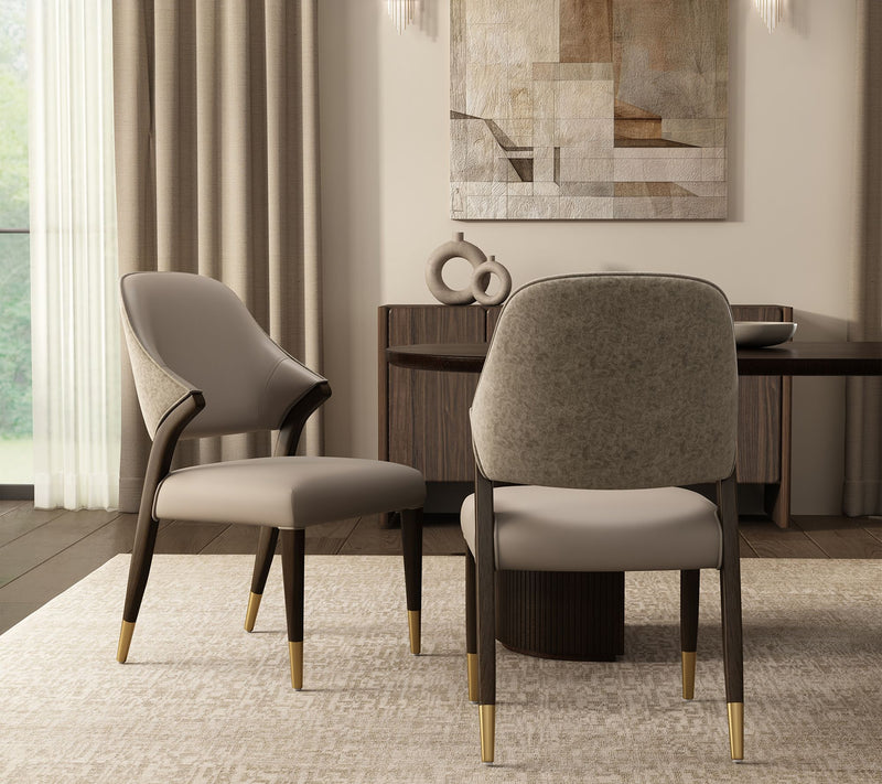 Manhattan Comfort Collette Upholstered Side Chair - Set of 2 — View 2