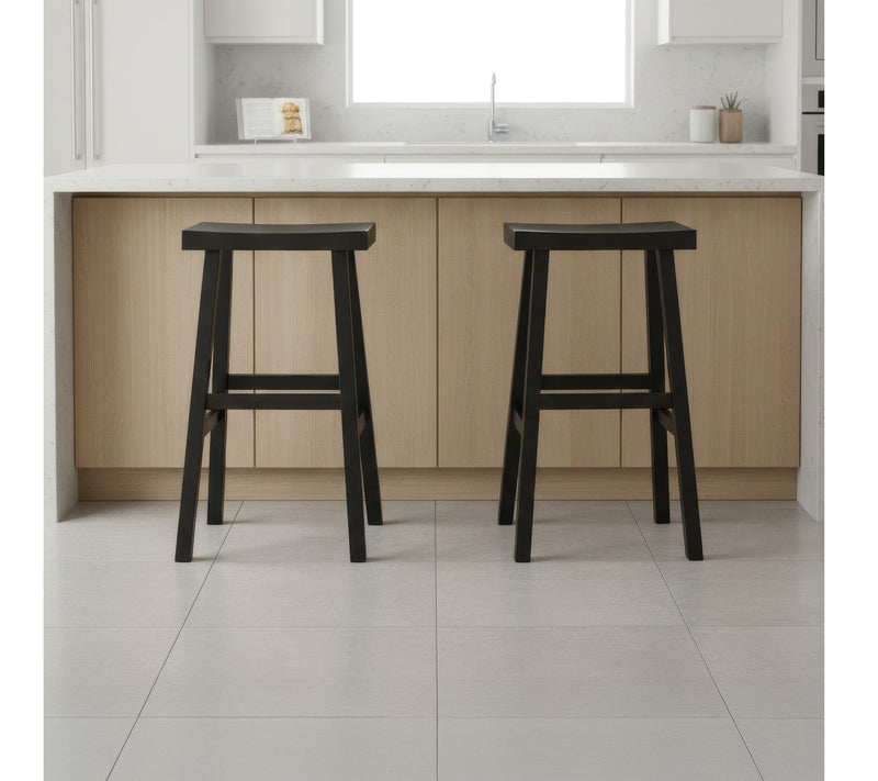 Alaterre Furniture Set of 2 Hayes 31" Counter Height Bar Stool — View 6