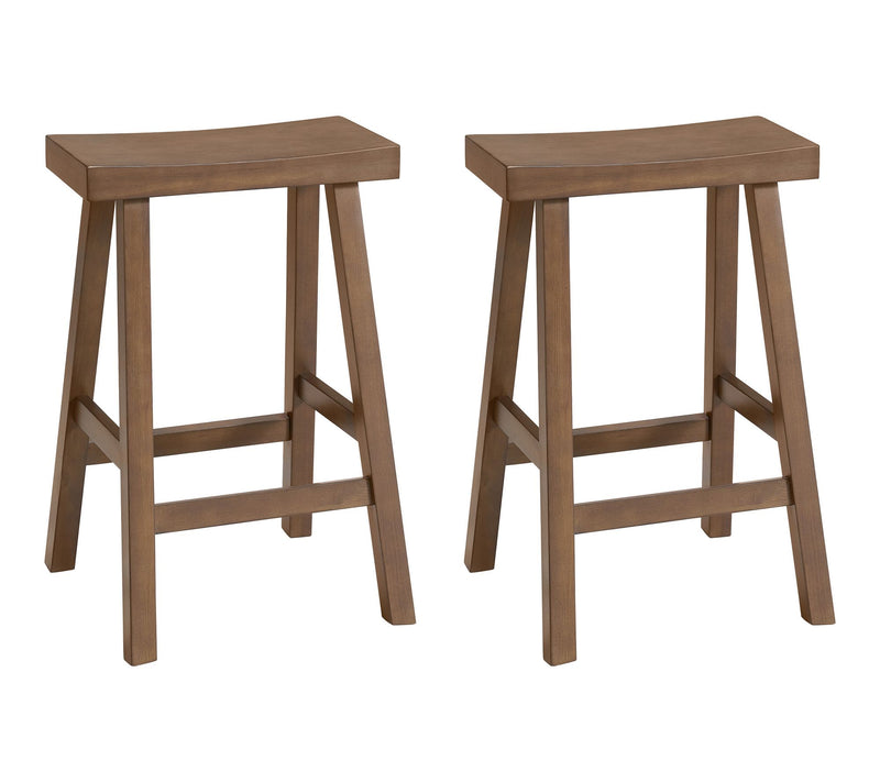 Alaterre Furniture Set of 2 Hayes 27" Counter Height Bar Stool — View 12