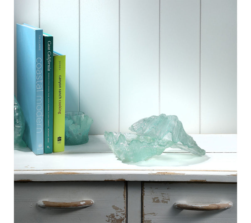7.5" Clear Resin Open Shell Box of 2 By Valerie — View 6