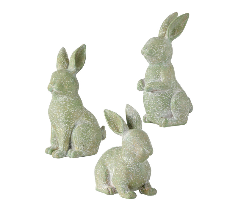 5" Resin Garden Bunny Set of 3 By Valerie — View 2