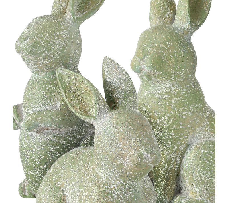 5" Resin Garden Bunny Set of 3 By Valerie — View 3