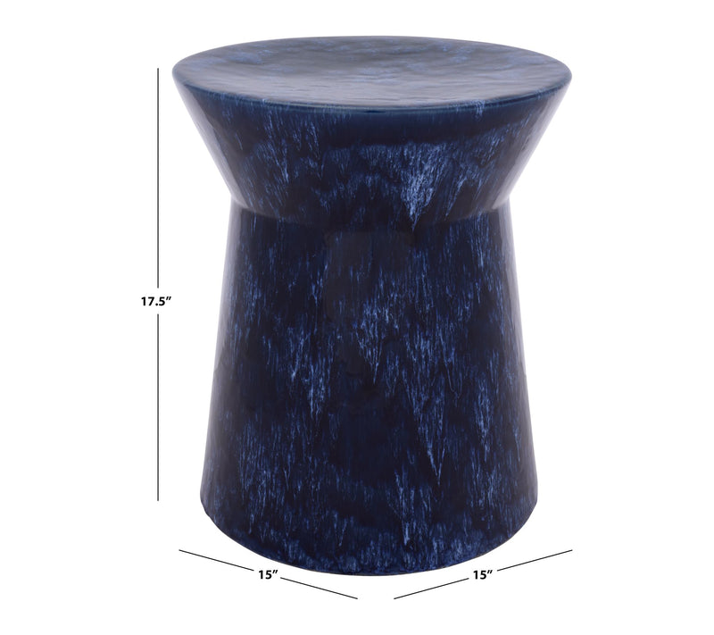 Lessa, 17.5 Inch, Ceramic Garden Stool by Valerie — View 6