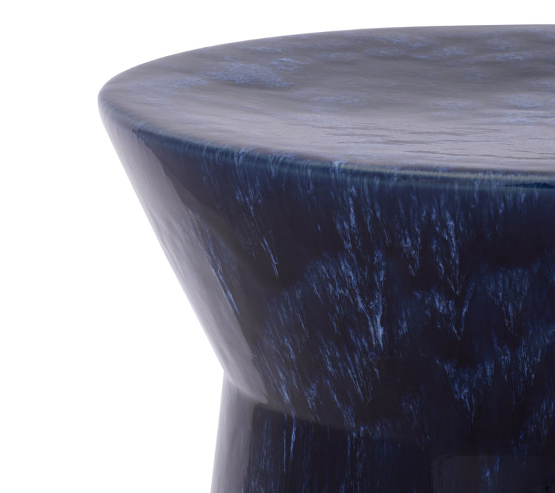 Lessa, 17.5 Inch, Ceramic Garden Stool by Valerie — View 3