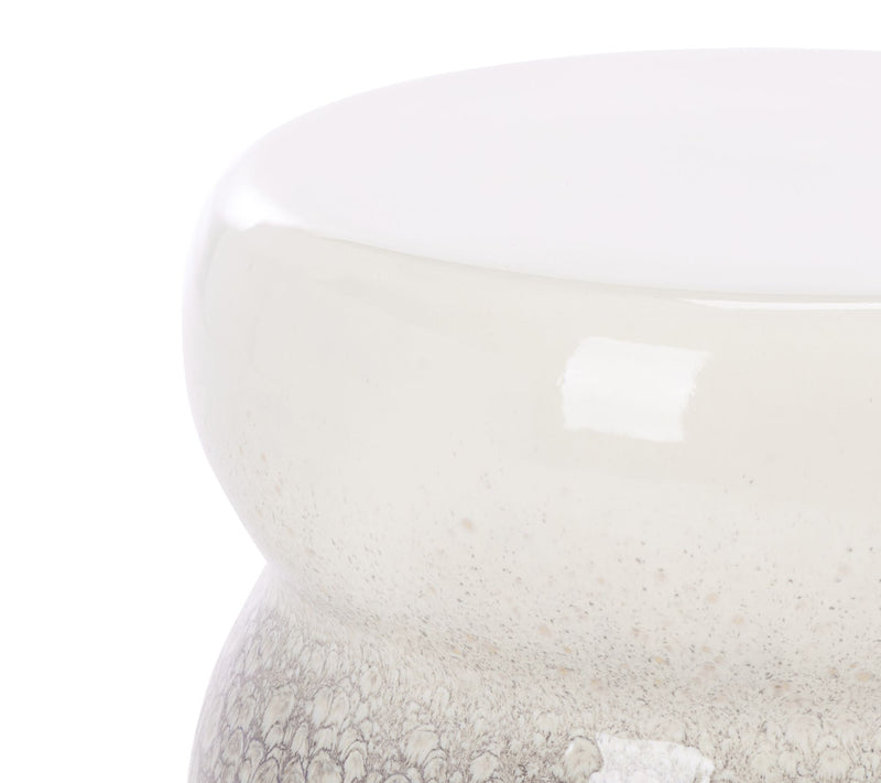 Emi, 15.5 Inch, Ceramic Garden Stool by Valerie — View 3