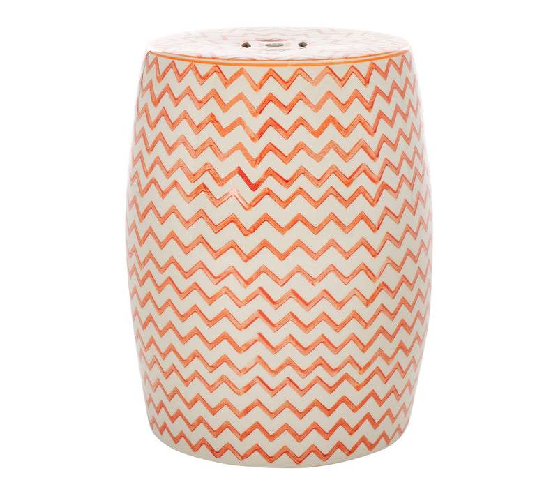 Salana, 18.25 Inch, Ceramic Garden Stool by Valerie — Main view