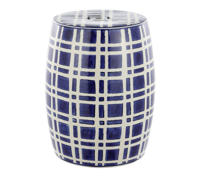 Eytan, 18.25 Inch, Ceramic Garden Stool by Valerie — Main view