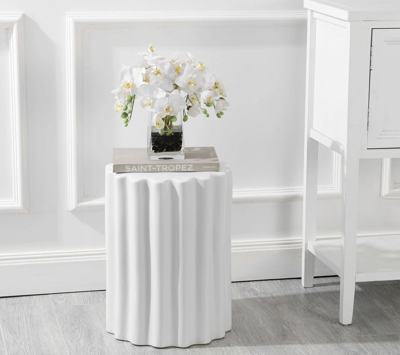 Tulett, 18 Inch, Ceramic Garden Stool by Valerie — View 2