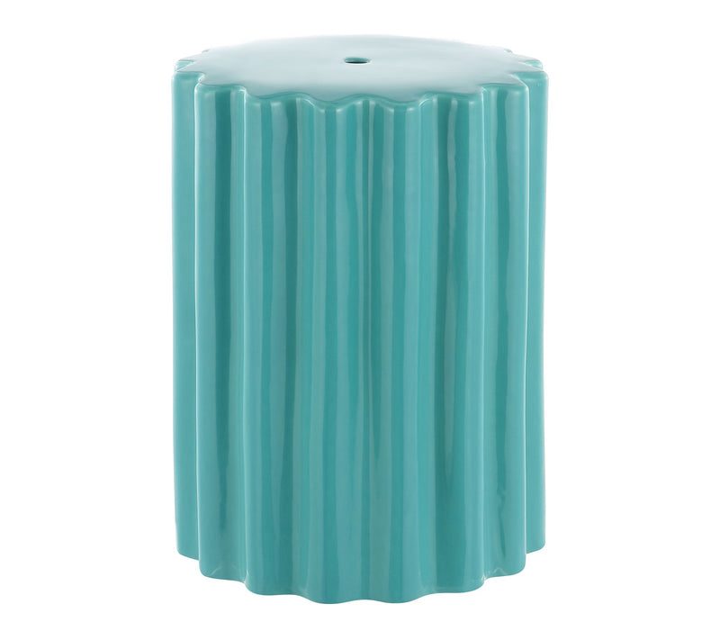 Tulett, 18 Inch, Ceramic Garden Stool by Valerie — View 13