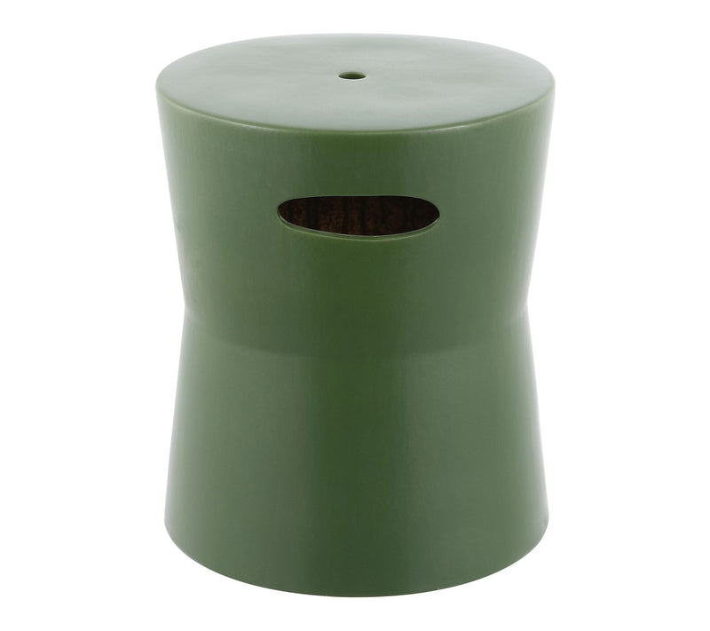 Dijera, 16 Inch, Ceramic Garden Stool by Valerie — View 12