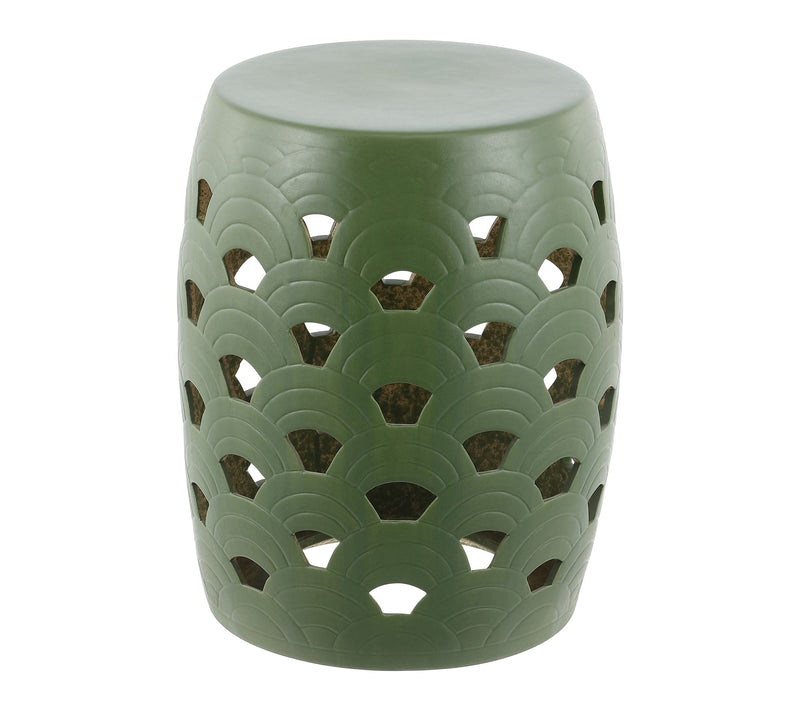 Amaissa, 15 Inch, Ceramic Garden Stool by Valerie — View 9