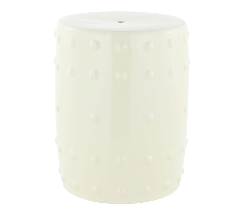 Pashet, 17.75 Inch, Ceramic Garden Stool by Valerie — View 5