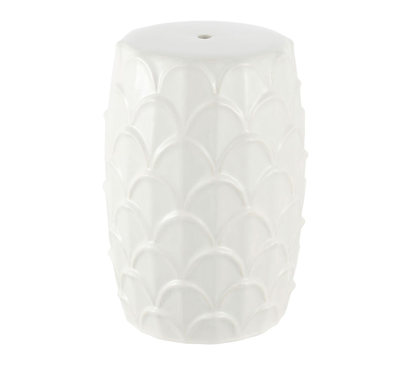 Seina, 17 Inch,  Ceramic Garden Stool by Valerie — Main view