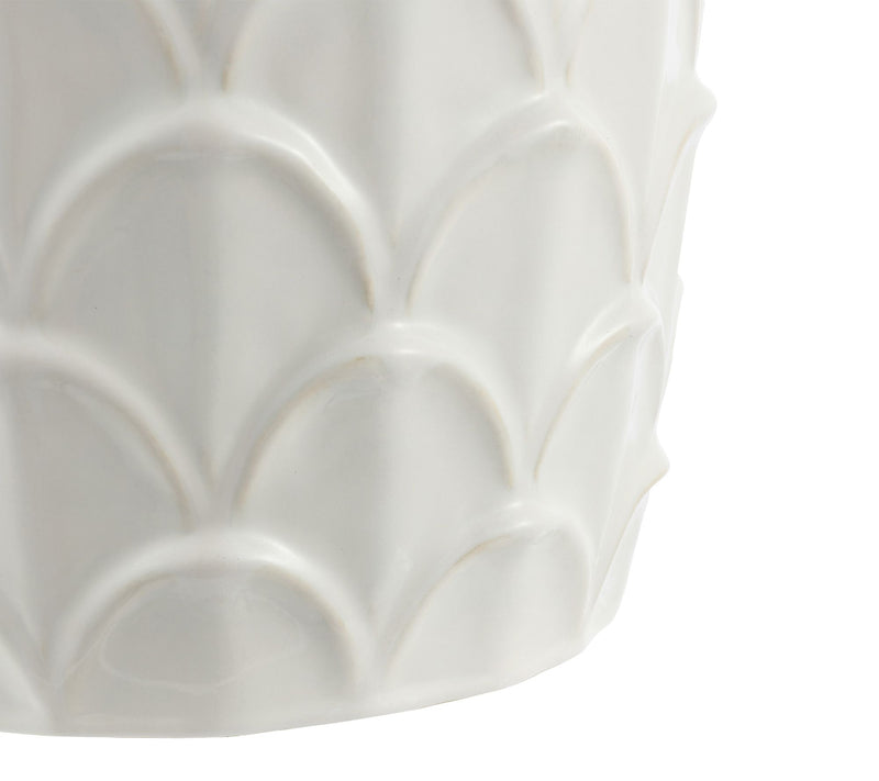 Seina, 17 Inch,  Ceramic Garden Stool by Valerie — View 4