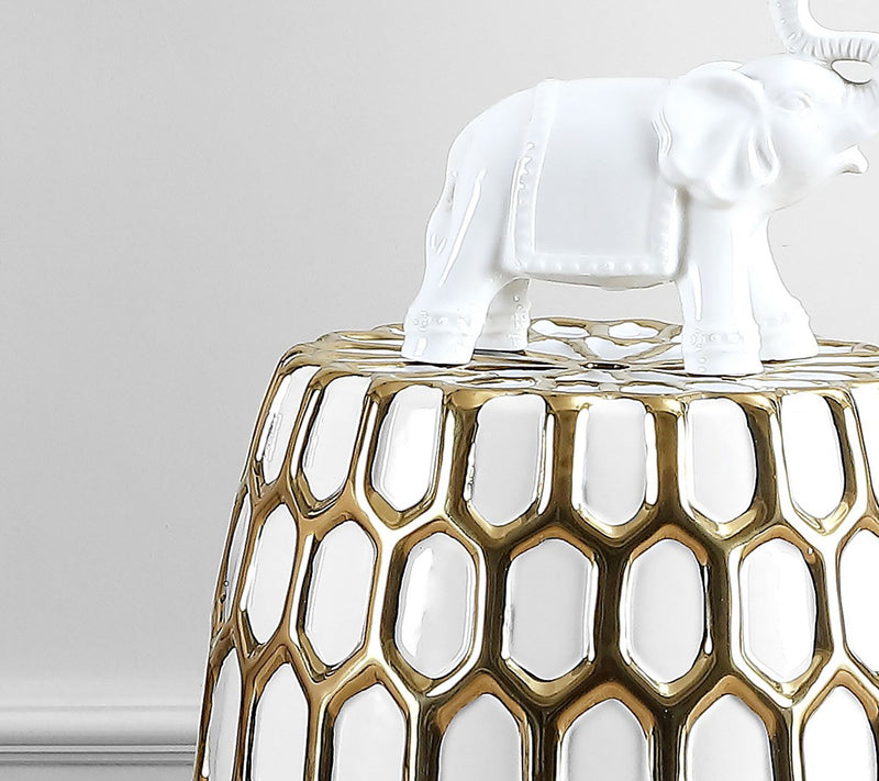Laili Garden Stool by Valerie — View 2