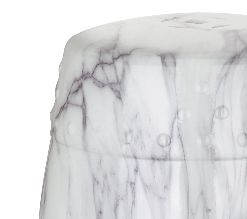 Jade Swirl Garden Stool  by Valerie — View 3