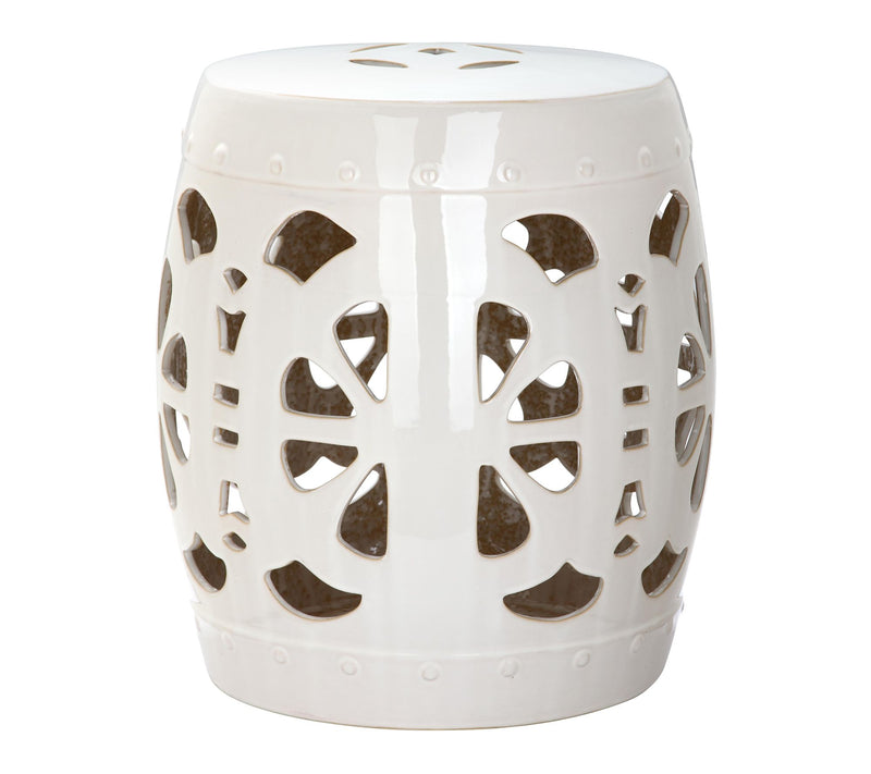 Stencil Blossom Garden Stool by Valerie — View 8