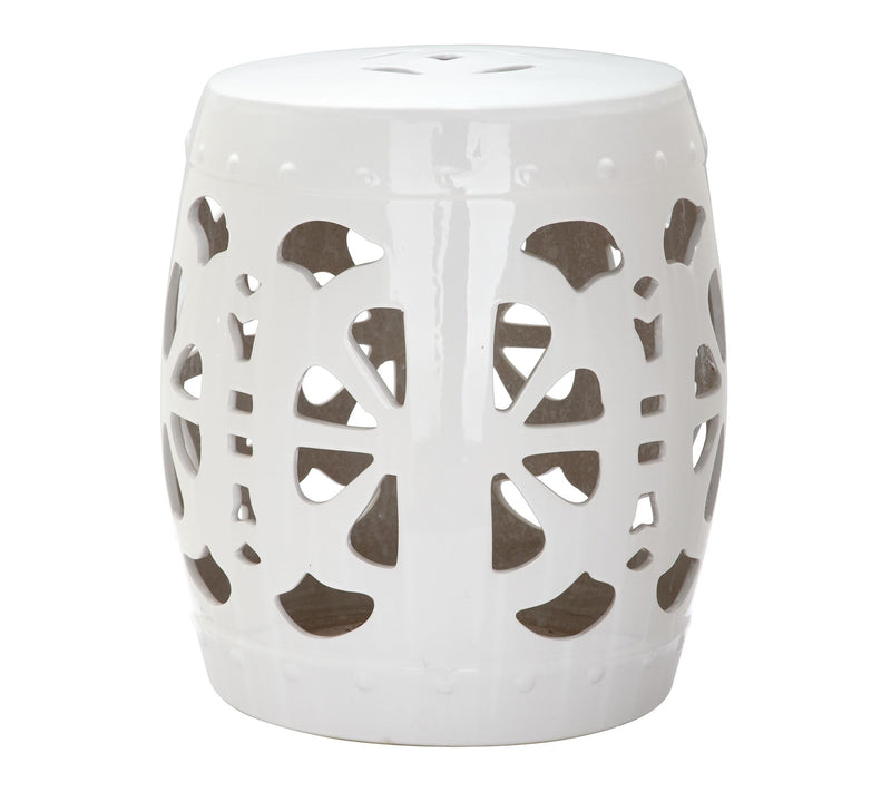 Stencil Blossom Garden Stool by Valerie — View 9