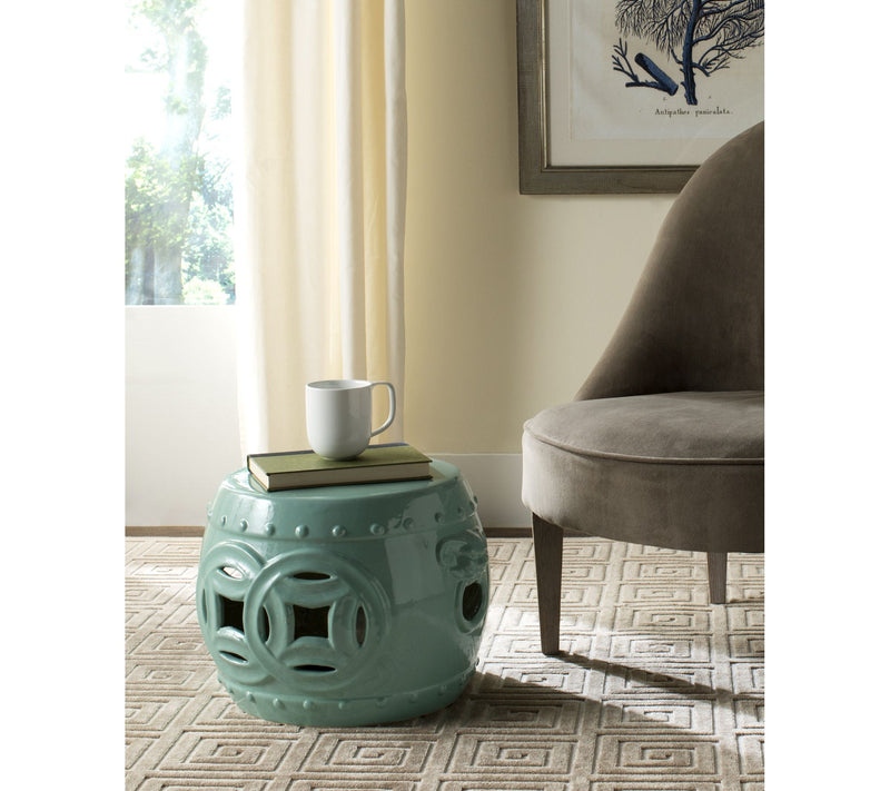 Mei Double Coin Garden Stool by Valerie — View 2