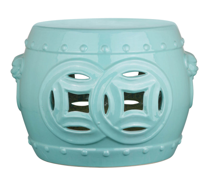 Mei Double Coin Garden Stool by Valerie — Main view