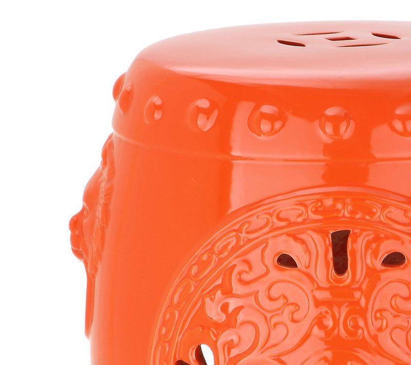 Dragon Coin Garden Stool by Valerie — View 3
