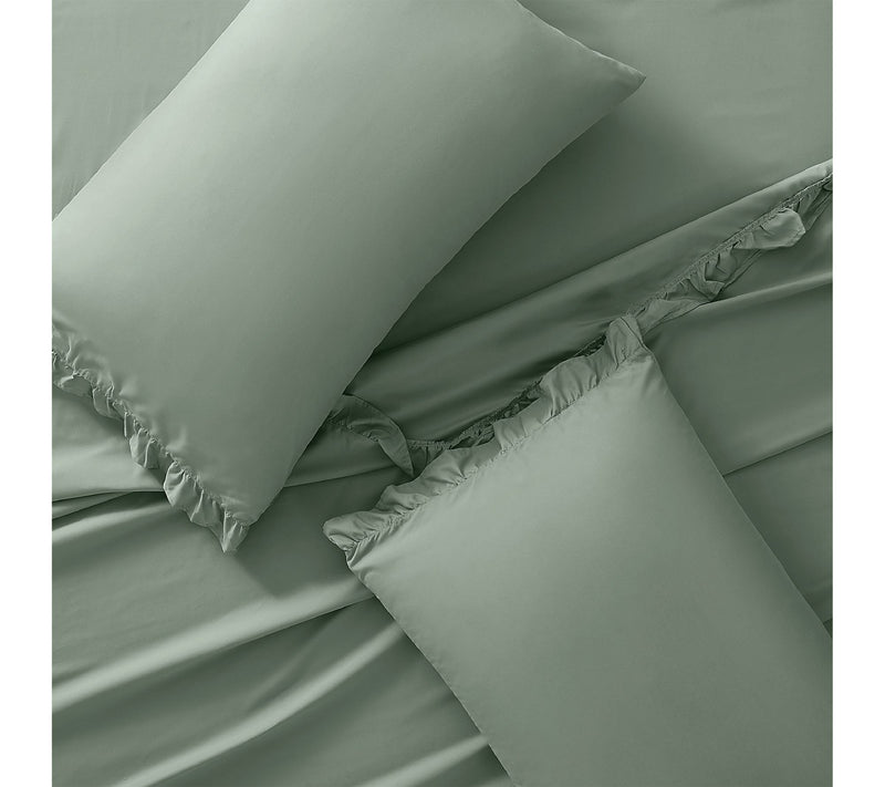 Truly Soft Solid Ruffle King Sheet Set — View 3