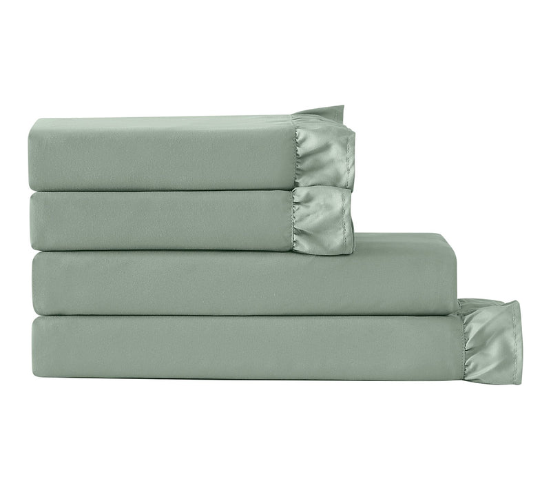 Truly Soft Solid Ruffle Twin Sheet Set — View 4