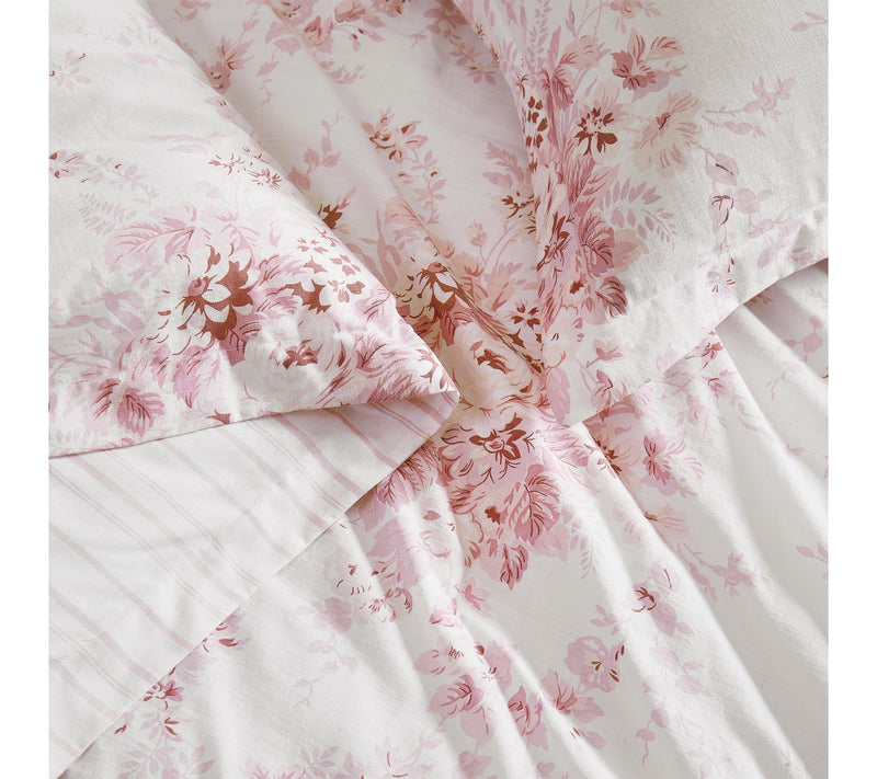 Shabby Chic Garden Floral Queen Comforter Set — View 4