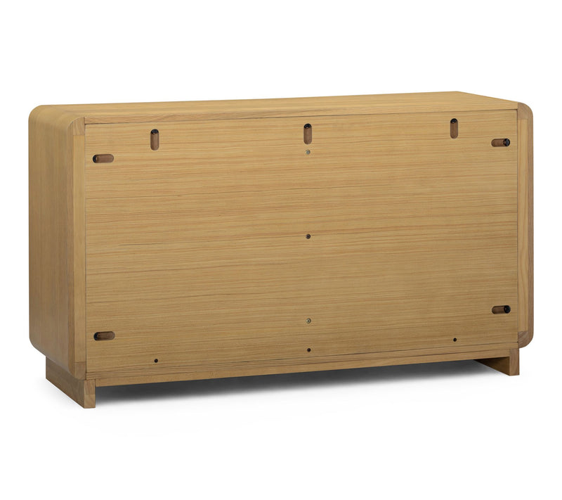 Teamson Home Tenley Oak Veneer Push Open 6-Drawer Dresser — View 4