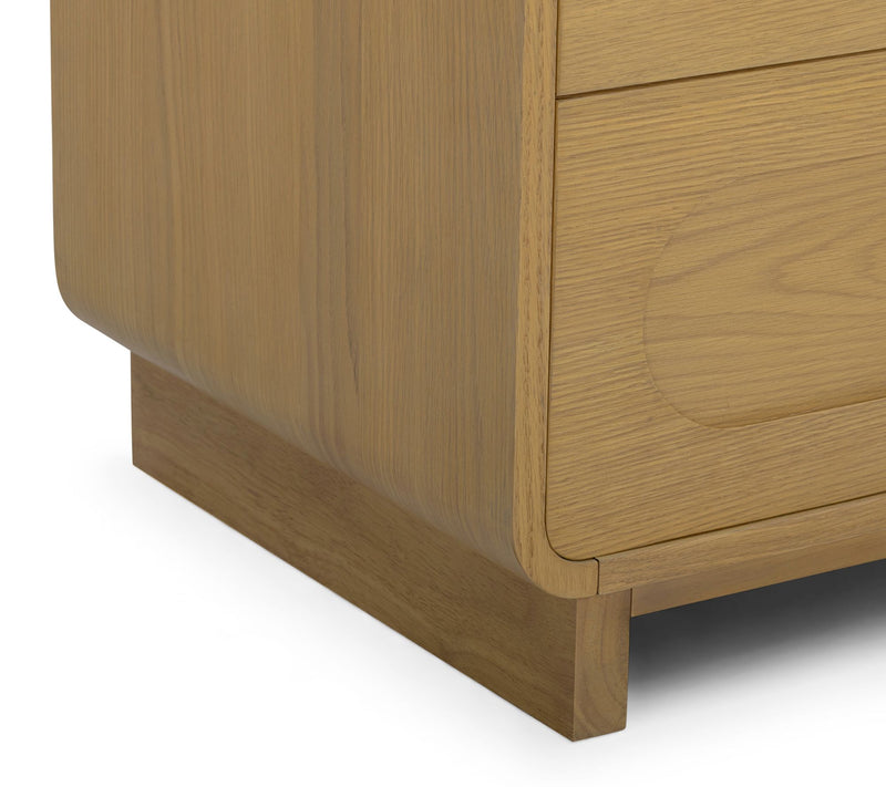 Teamson Home Tenley Oak Veneer Push Open 6-Drawer Dresser — View 7