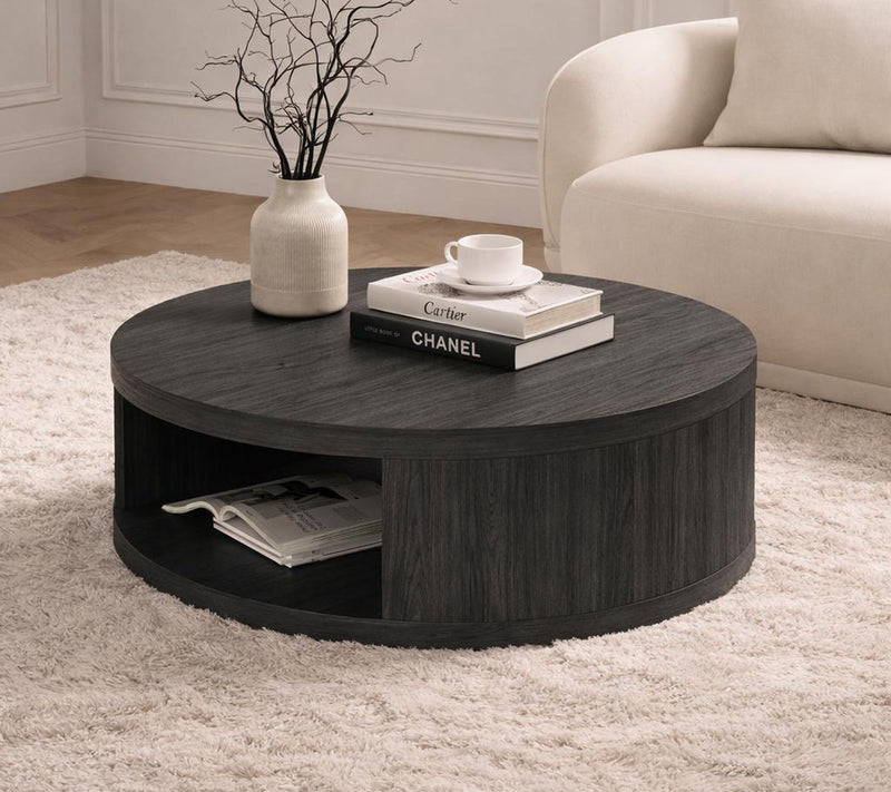 Manhattan Comfort Alure 36" Round Coffee Table — View 2