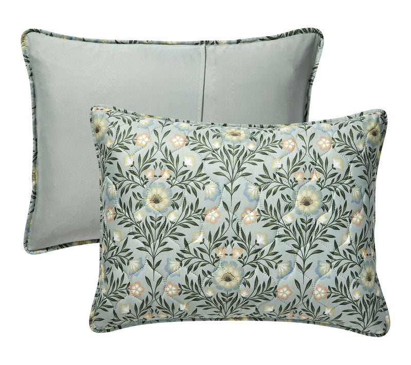 VCNY Home Mason Green 3-Piece Floral Quilt Set,Full/Queen — View 5