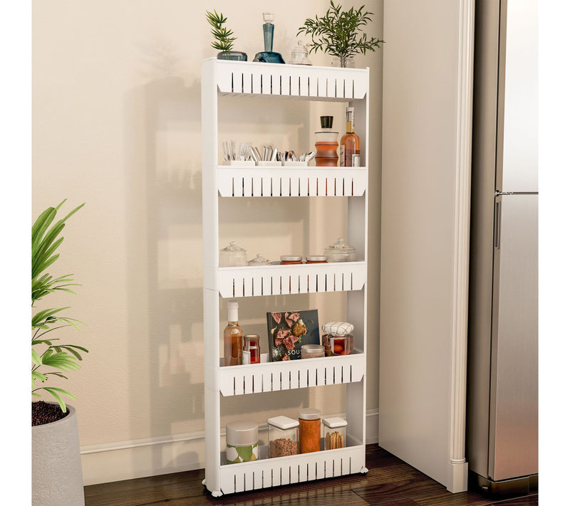Lavish Home Slide-Out Pantry Storage  5-Tier Storage Organizer — View 7