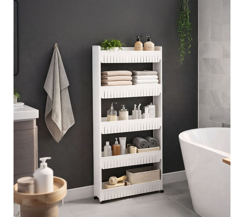 Lavish Home Slide-Out Pantry Storage  5-Tier Storage Organizer — View 8