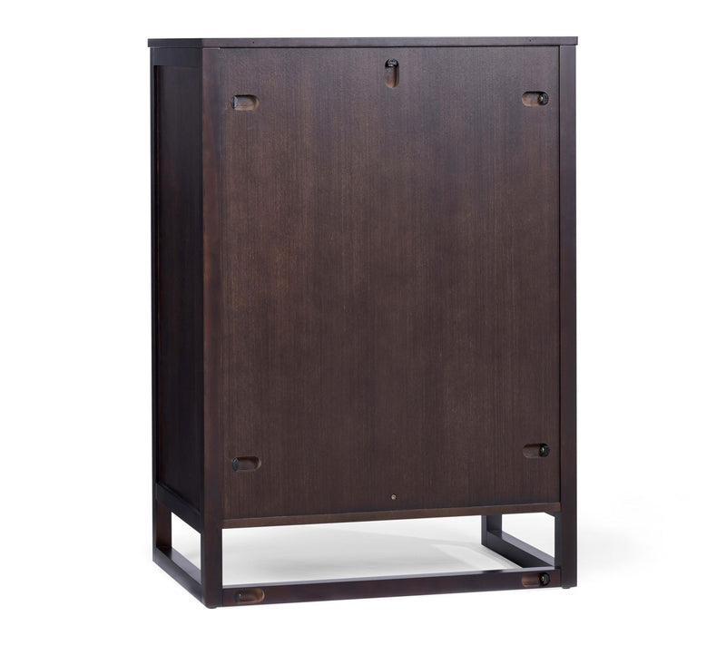 Teamson Home Hatteras Dresser with Rattan Inlayand 4 Drawers — View 5