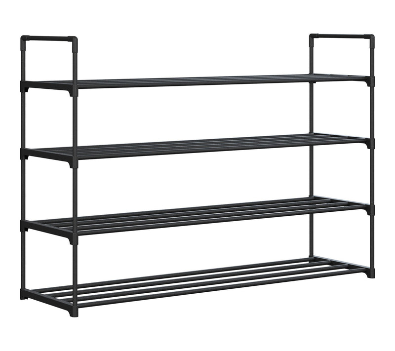 Home-Complete Shoe Storage Rack 4-Tier Shoe Organizer — View 12