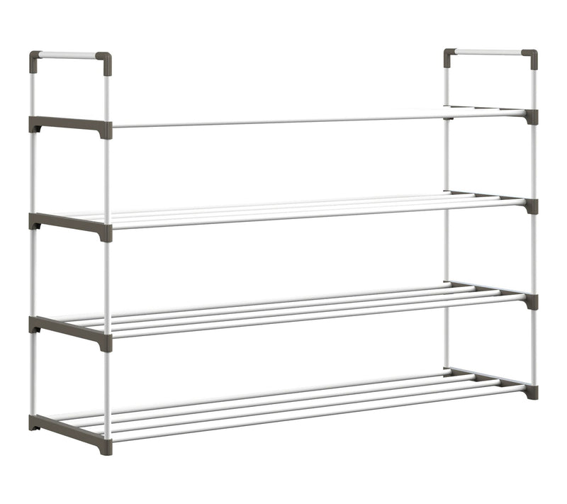 Home-Complete Shoe Storage Rack 4-Tier Shoe Organizer — View 13