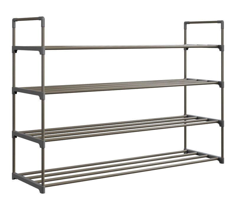 Home-Complete Shoe Storage Rack 4-Tier Shoe Organizer — View 14