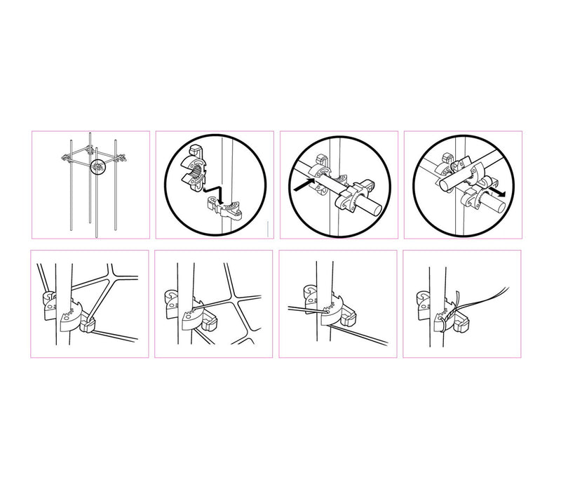C-BITE Plant Support Clips and Garden Stake Connectors — View 7